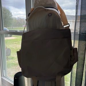 Cream colored canvas bag